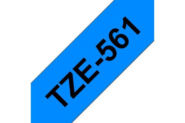 PTOUCH Band, laminiert schwarz/blau TZe-561 PT-3600 36 mm