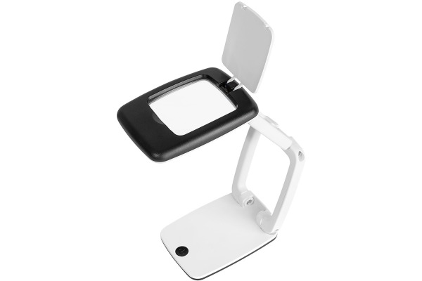 WEDO Tischlupe Pocket, LED 27175101 inkl. Batterien weiss