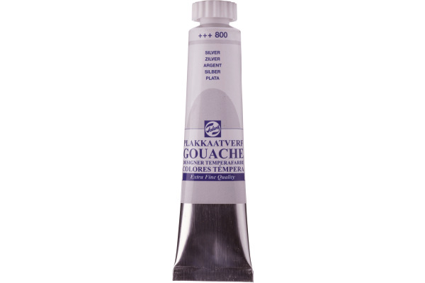 TALENS Plakatfarbe 20ml 800/7 Silber
