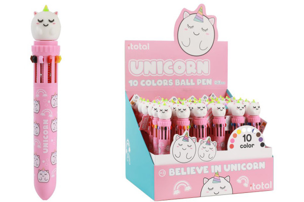 I-TOTAL Multicolorstift Einhorn XL2370B 10 Farben