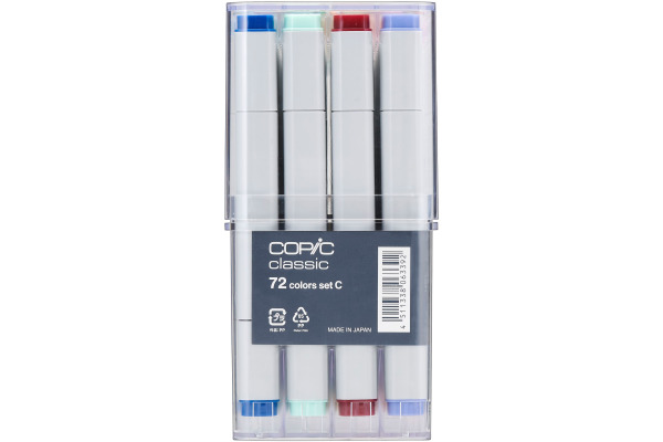 COPIC Marker Classic 20075162 Set C, 72 Stück