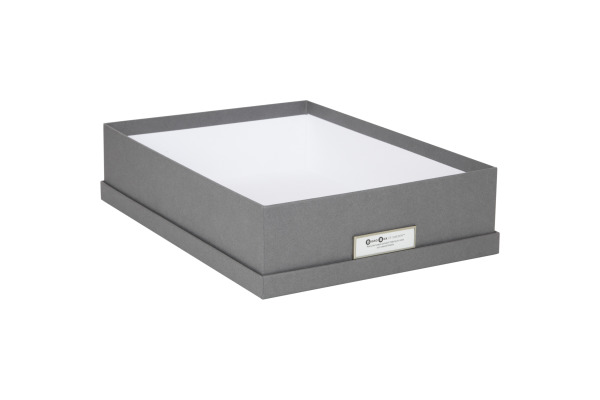 BIGSO BOX Aufbewahrungsbox Oskar 945154141 grau 26x35x8.5cm
