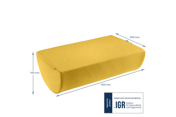 LEITZ Fussstütze Cosy 5371-0019 gelb 260x140x405mm