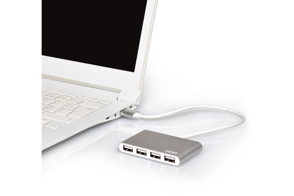 PORT USB Hub 4-ports USB 2.0 900120 Grey/White