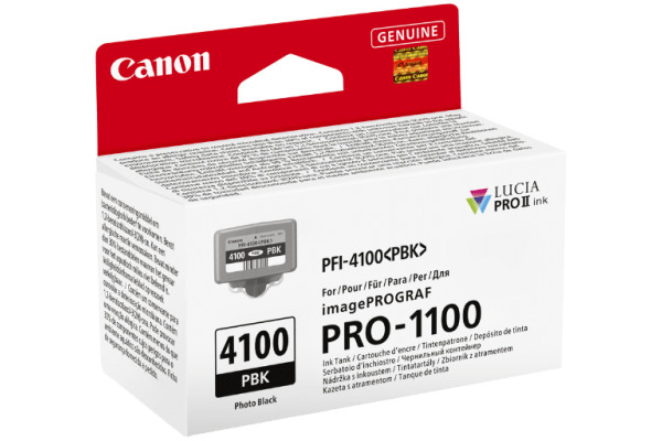 CANON Tintenpatrone photo schwarz PFI-4100 iPF PRO-1100 80ml