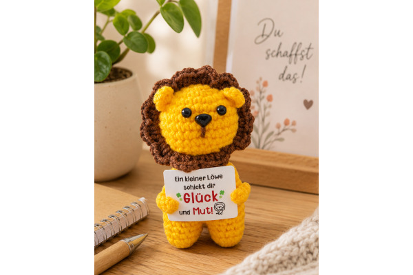 I AM CREA Positive Lion 10cm 1000-2455 gelb