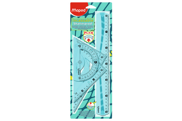 MAPED Lineal Set ass. 380116/24 Maped Flex 4tlg.
