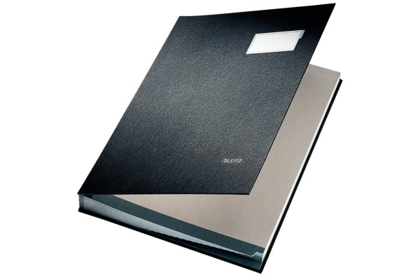 LEITZ Unterschriftsmappen A4 57000095 schwarz 20 Fächer