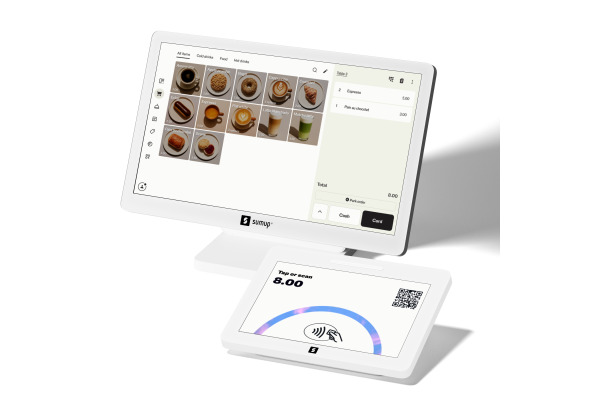 SUMUP Kasse Dual-Screen POSREG027 weiss