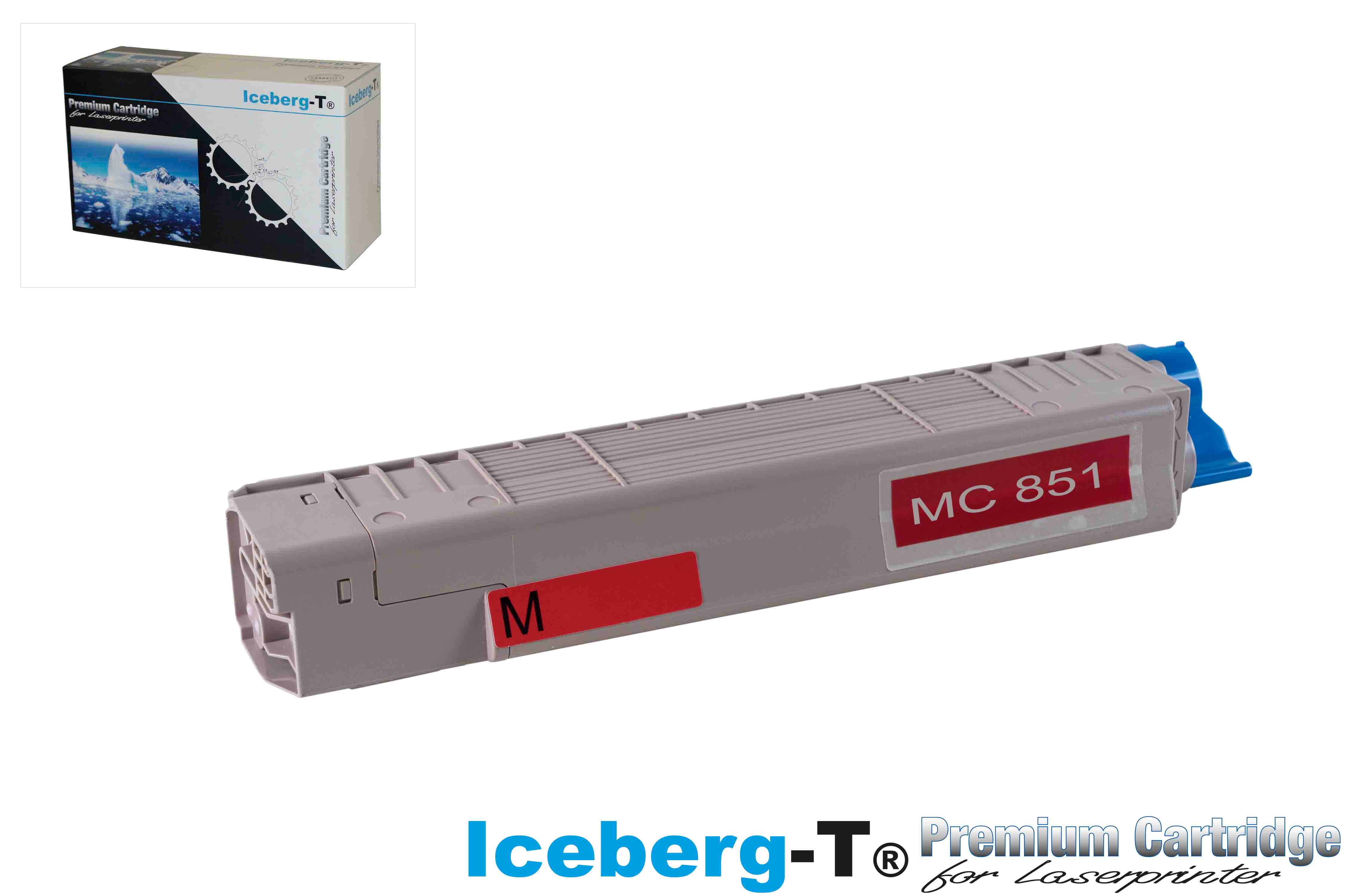 Iceberg-T Toner OKI MC851 / MC861 7'300 Seiten, magenta