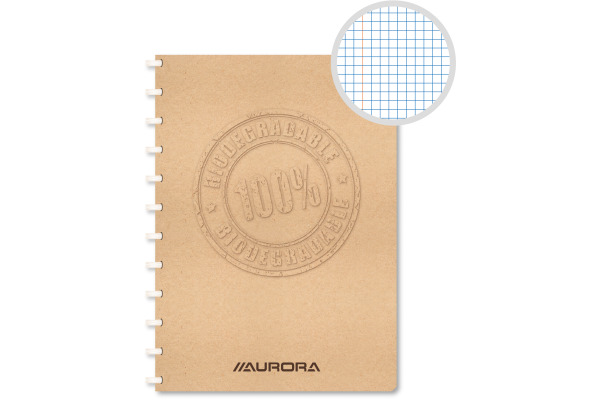 ADOC Spiralbuch BIO A4 6055.150 braun, kariert 72 Blatt