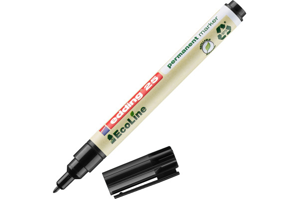 EDDING Permanent Marker 25 EcoLine 25-1 schwarz