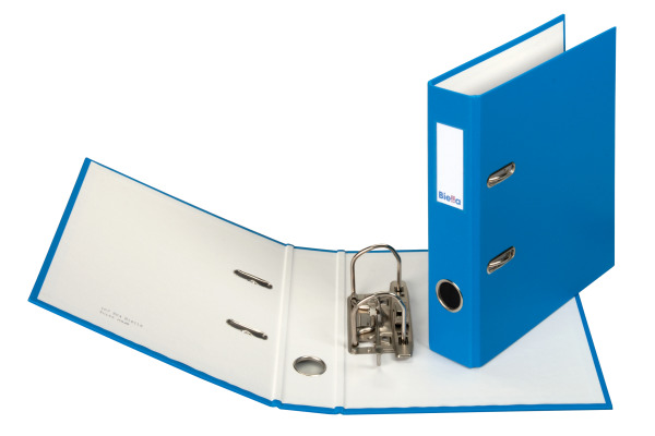 BIELLA Ordner Plasticolor 4cm 10750405U blau A5