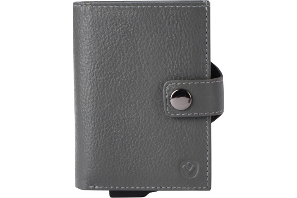 VALENTA Card Case Plus Wallet Luxe 588461 Grey