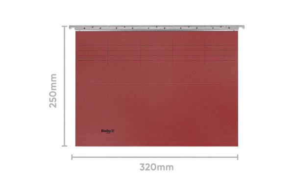 BIELLA Hängemappe A4 27142545U rot 32x25cm