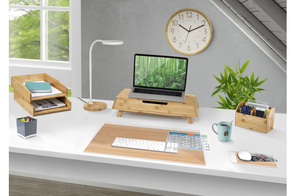 CEP Tischleuchte FLEX CLED0290S Eiche, dimmbar 7W