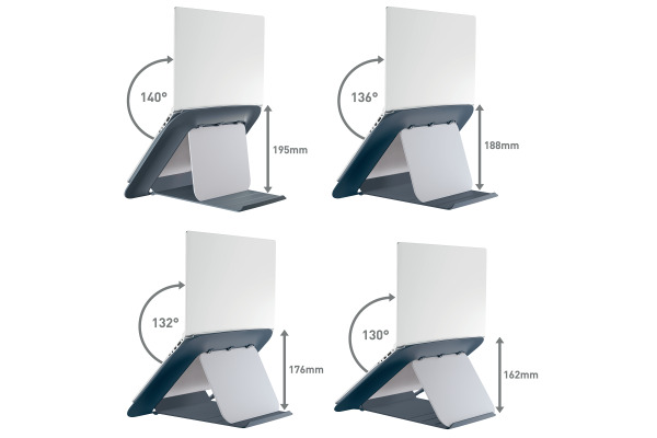 LEITZ Laptopständer Cosy 6426-0089 13''-17'' Laptops grau 1 Stück