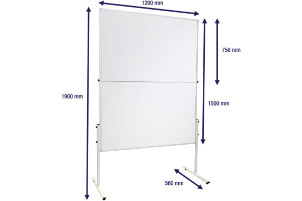 FRANKEN Moderationstafel 150x120 cm MT9907 U-Act!Line, Karton