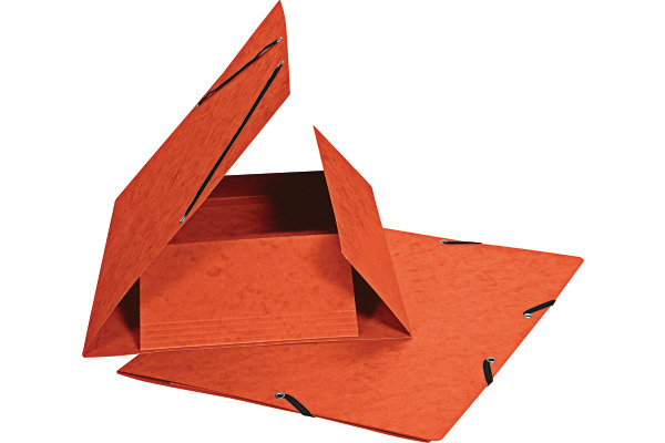 BIELLA Gummibandmappe A4 17840135U orange, 355gm2 200 Bl.