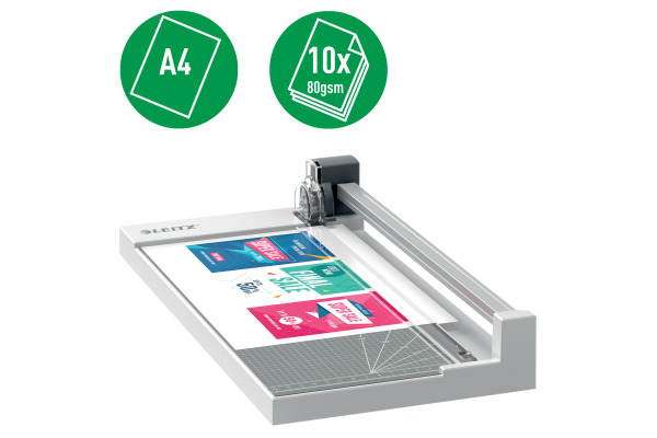 LEITZ Rollenschneidemaschine 90260000 Precision Home A4 / 10 Blatt