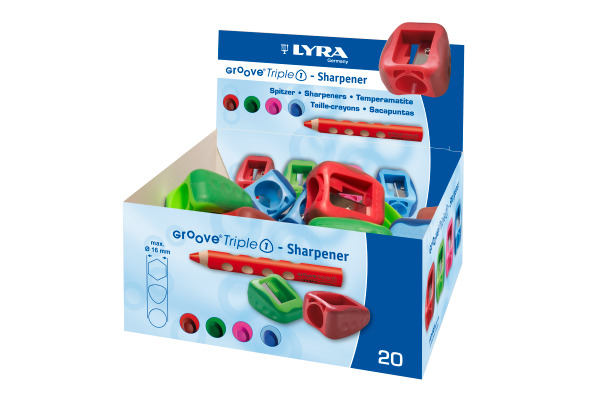 LYRA Spitzer Groove Triple 1 7301171 Display 20 Stück