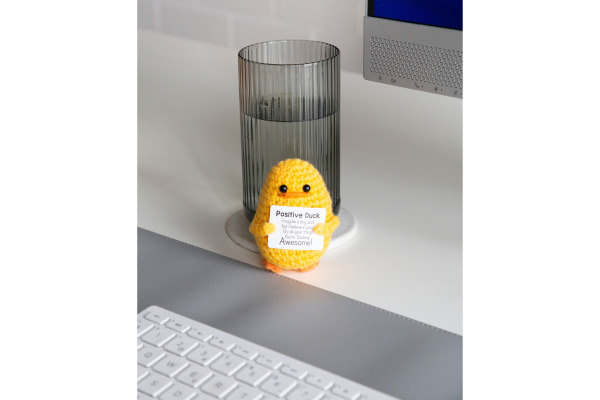 I AM CREA Positive Duck 8cm 1000-1458 gelb