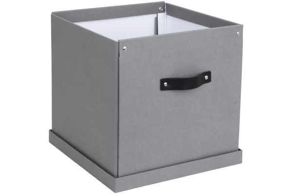 BIGSO BOX Aufbewahrungsbox Logan 154133L03 grau 31.5x31.5x31cm