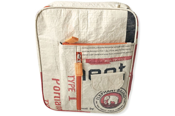 BEADBAGS Umhängetasche Crispy Cement CR1.R rot 22x8x28cm