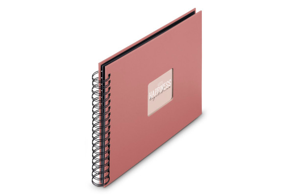 HAMA Spiralalbum Fine Art 28x24cm 9858 terra 25 Blatt