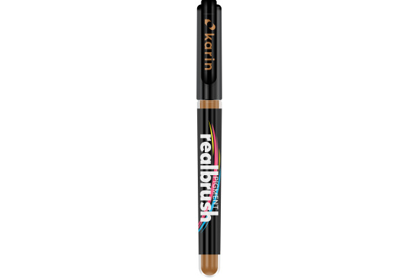 KARIN Real Brush Pen Pro 0.4mm 33Z722 Pigment, praline