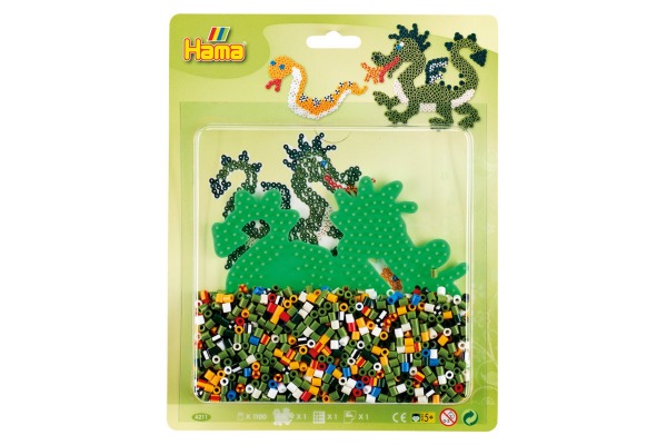HAMA Bügelperlen Set Midi G1014211 Drache