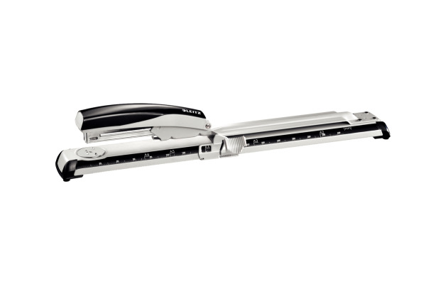LEITZ Langarm-Heftgerät NeXXt 5560 55600095 schwarz/weiss 40 Blatt