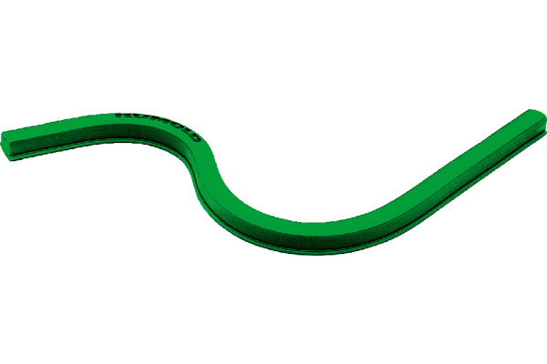 RUMOLD Kurvenlineal 80cm 820080 grün, ohne Teilung