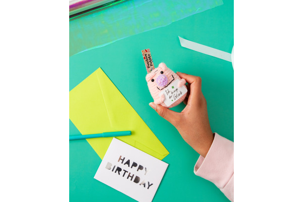 I AM CREA Positive Pig 8cm 219092 rosa