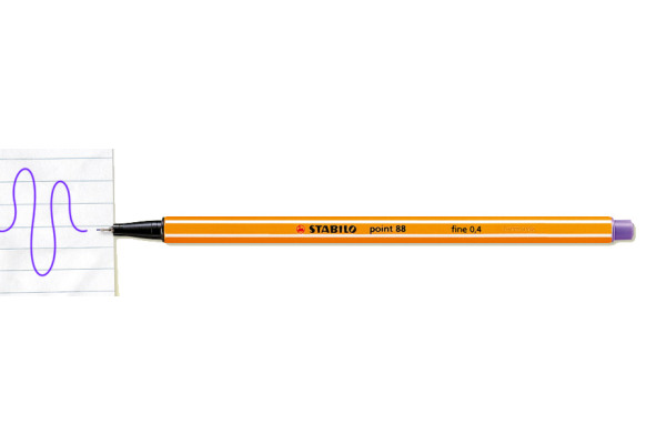 STABILO Fineliner Point 88 0.4mm 88/10 10 Farben ass.