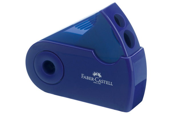 FABER-CA. Doppelspitzdose SLEEVE 182701 rot/blau