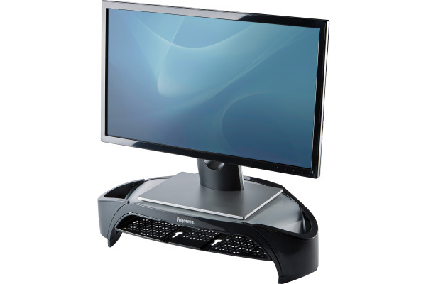 FELLOWES Monitor Ständer Plus 8020801 schwarz/silber