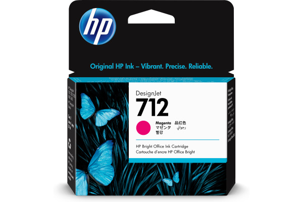 HP Tintenpatrone 712 magenta 3ED68A DesignJet T230/250/630 29ml