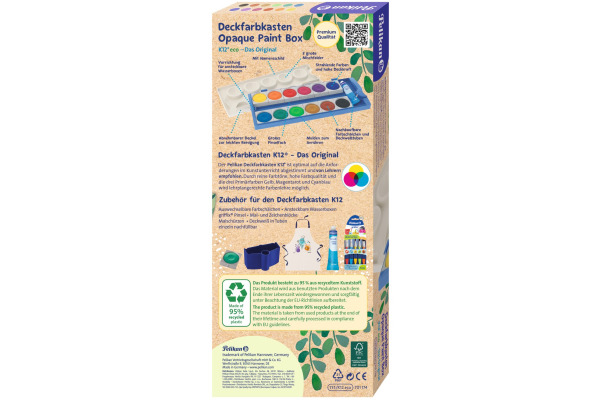 PELIKAN Farbkasten K12 eco 701174 12 Farben