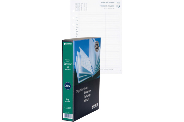 SUCCES Agenda A5 2027 847002000 1T/1S Ersatz kompl. 14.8x21cm
