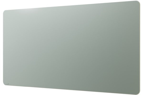 LEGAMASTE Glasboard 100x200cm 7-104364 matt, Sage Green runde Ecken