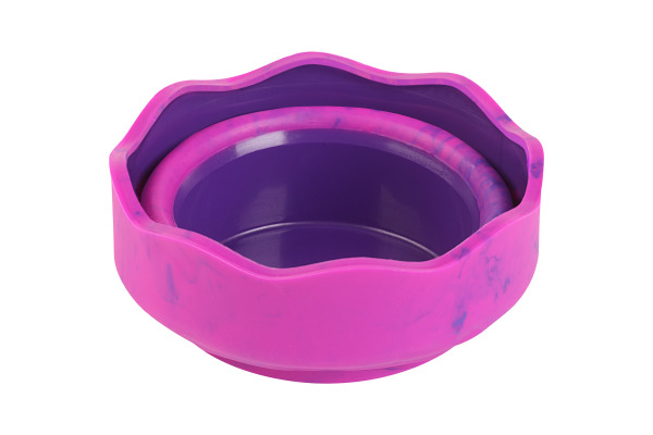 FABER-CA. Wasserbecher Clic&Go 181527 pink, für Pinsel