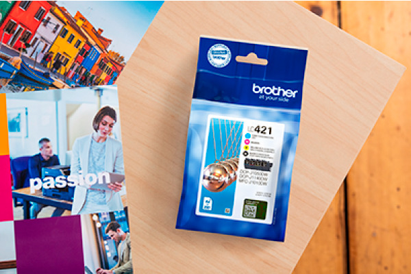 BROTHER Valuepack Tinte CMYBK LC-421VAL DCP-J1050 200 Seiten