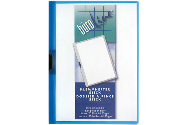 BÜROLINE Klemmhefter A4 667294 blau