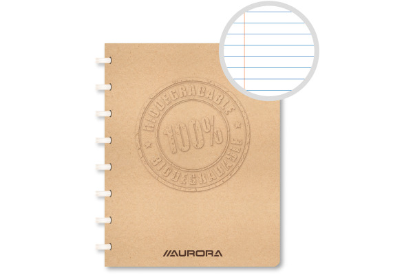 ADOC Spiralbuch BIO A5 3011.150 braun, liniert 72 Blatt