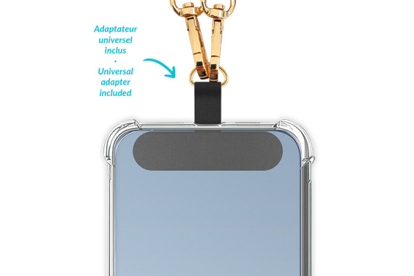 ZANAÉ Phone Wristlace Turtle Grey 17172 Mineral Winter grey