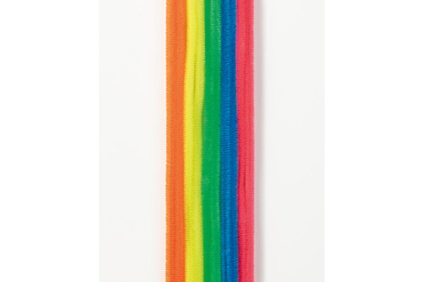 FOLIA Chenilledraht 8mmx50cm 778194 neon 100 Stück