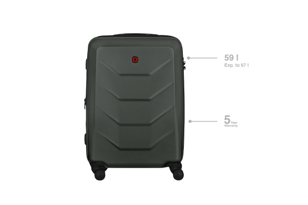 WENGER Prymo Medium 59l 653636 Hardside Case anthracite