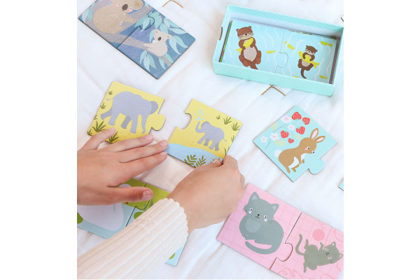 ALLC Puzzle PGMPAN11 Animal Family 20-teilig