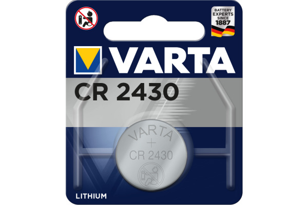 VARTA Knopfzelle 643010140 CR2430, 1 Stück